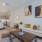 kitchen and living area with a couch and coffee table