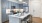 Well-lit apartment kitchen with ample counter space at Legacy Encore